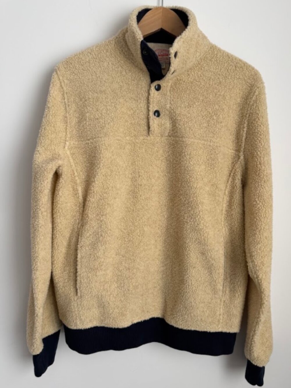 J.Crew Grizzly Sherpa Fleece Sportsmen’s Outfitter Snap Pullover Size (M)